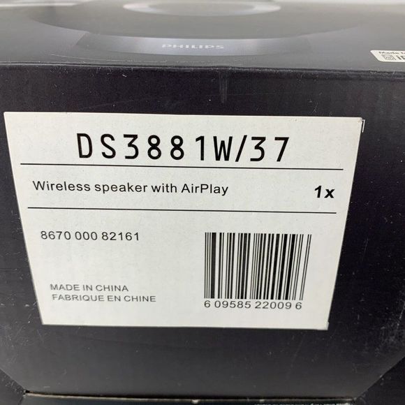 Philips DS3881W/37 SoundRing AirPlay Wireless Portable Speaker 3459 - Picture 5 of 9